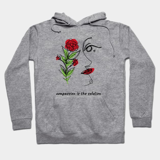 compassion Hoodie by Ghaida Shop